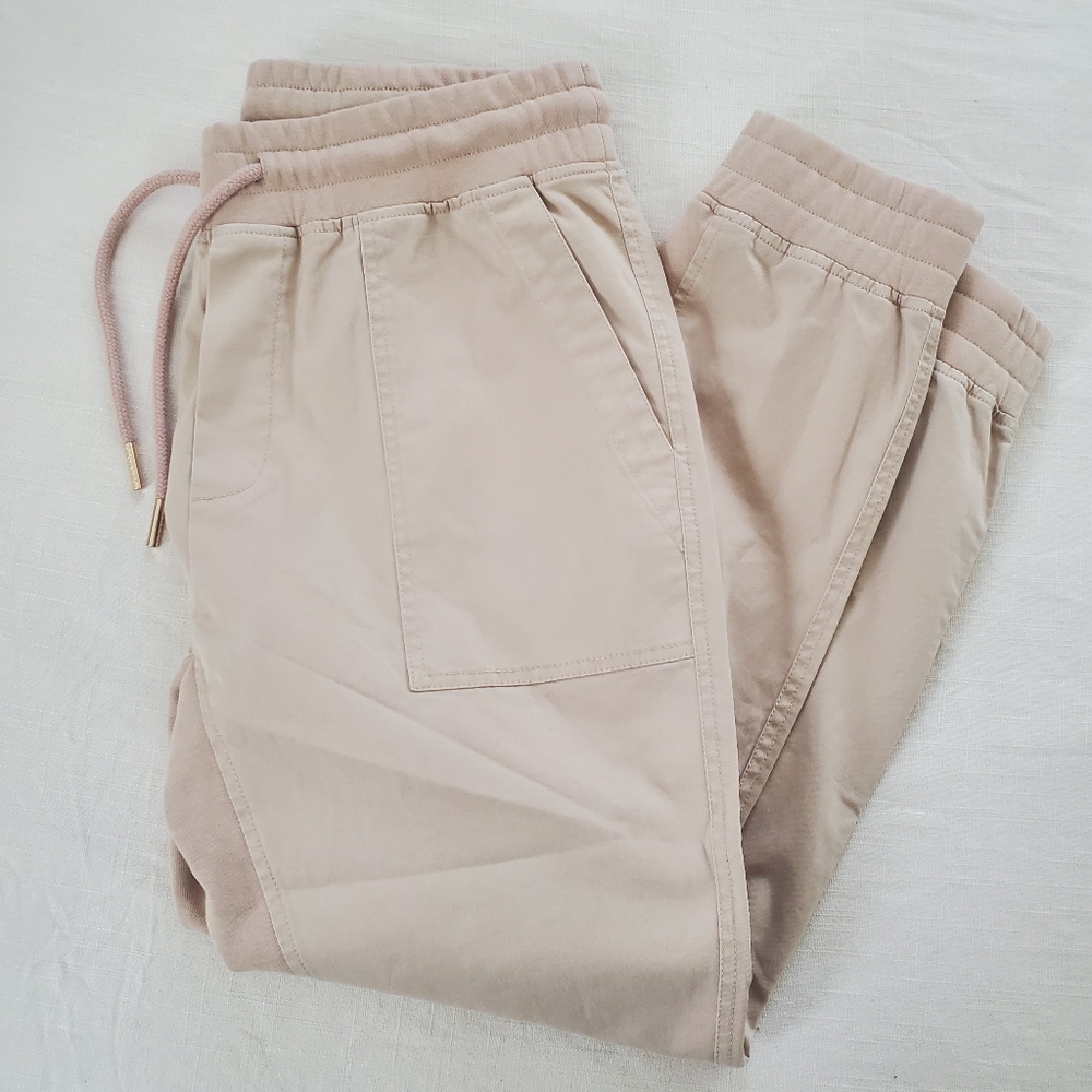 Varley Miles Pants Soft Tan Jogger Fit Small